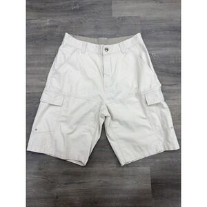 Men's OP Ocean Pacific Cargo Shorts Size 32 Relaxed Fit 100% Cotton Y2K 90's